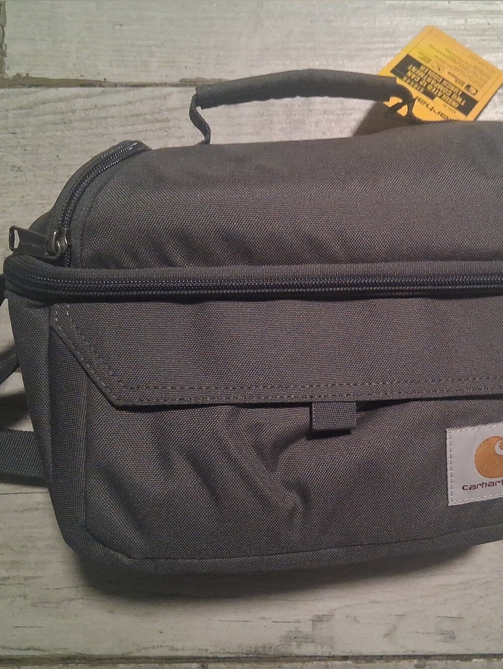 Carhartt 12 Can Two Compartment Lunch Box | One Size, Large Lunchbox